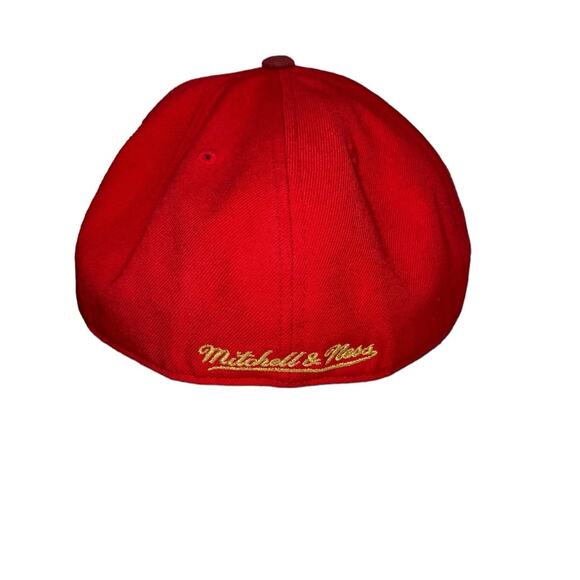 Mitchell & Ness Houston Rockets Snapback Hat - Size 7 5/8 - Picture 4 of 8